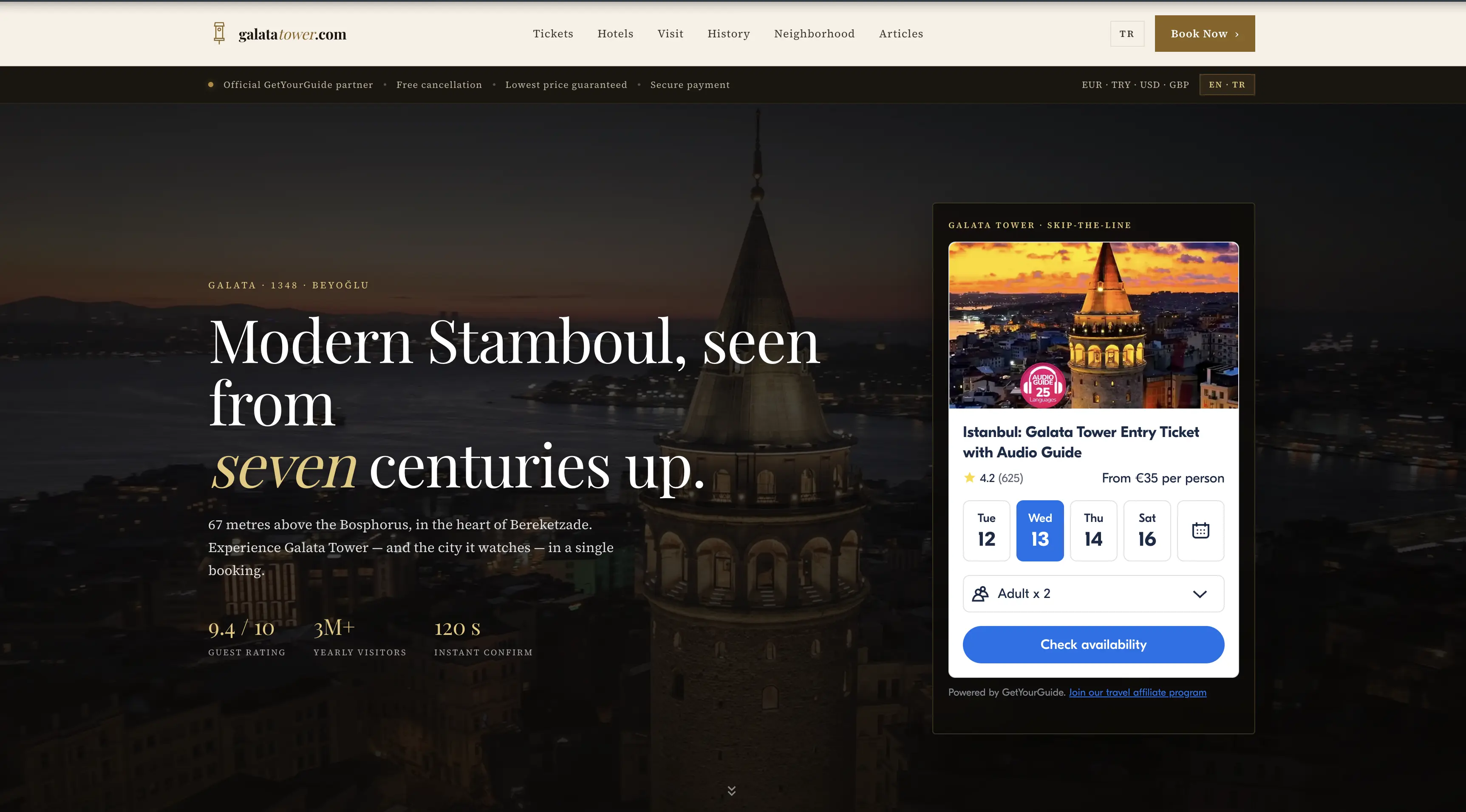 Galata Tower — Tickets & Stories