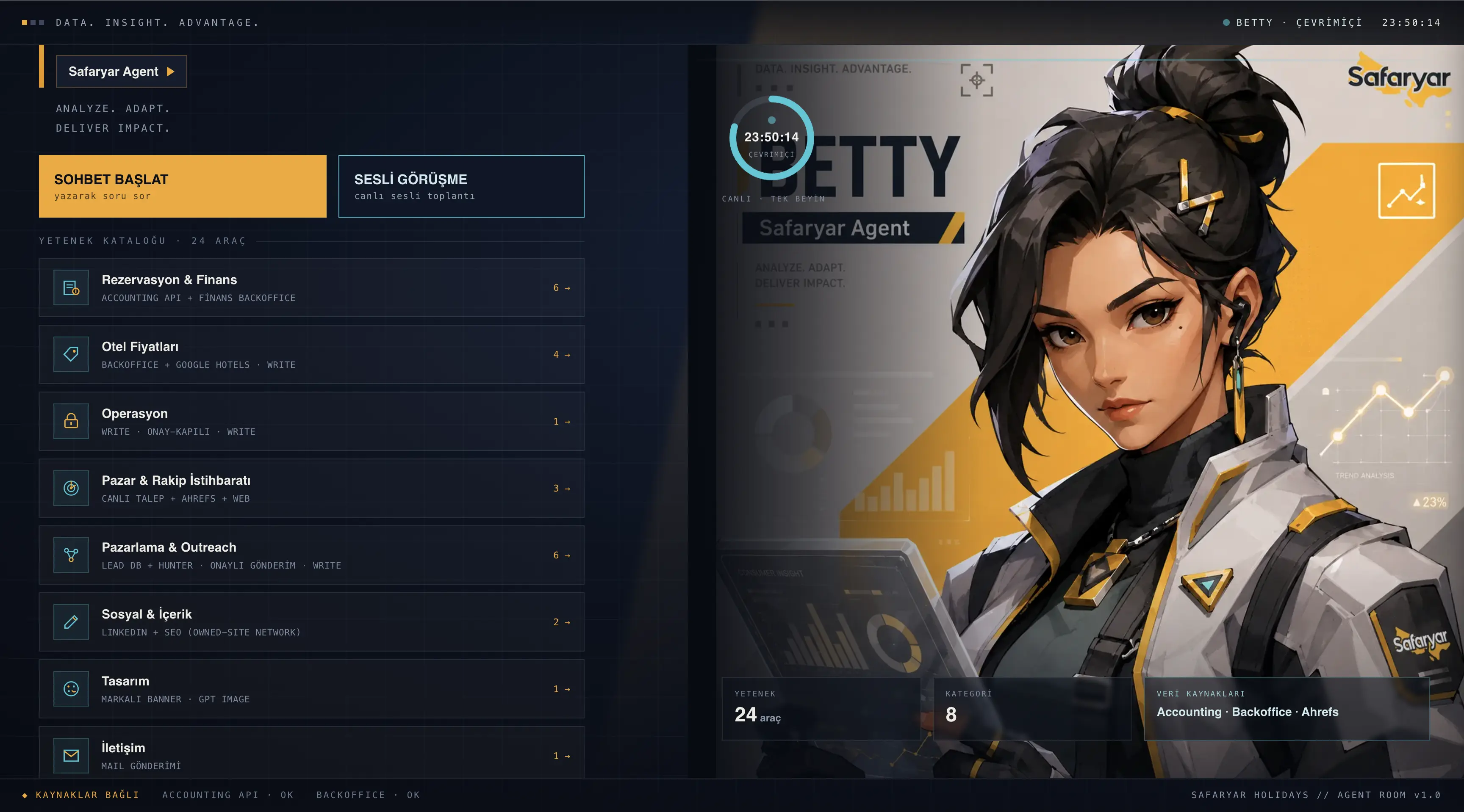 Betty — Otonom Çok Görevli İş Agent'ı